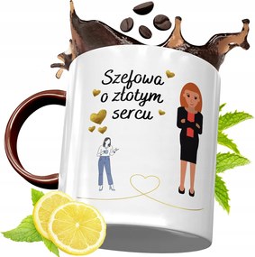 Bordó Bögre Főnöknek Születésnapi Ajándék fényképes nyomtatással