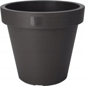 Fedő kerek 35 cm fekete dekoratív klasszikus minta