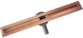 Rea Neox Pro Slim, zuhanylefolyó 90 cm, 360 fokban forgó szifonnal, rézmatt, REA-G4808