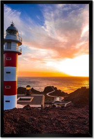 Poszterek keretben 40x60 Punta Teno világítótorony