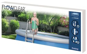 Bestway Flowclear 4 fokos biztonsági létra 122 cm