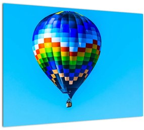 Kép - Hőlégballon (üvegen) (70x50 cm)
