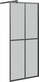 vidaXL sötét edzett üveg zuhanyfal küszöb nélküli zuhanyhoz 80x195 cm