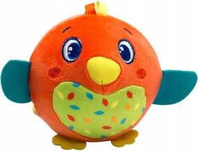 Madár Peachy plüss labdafigura, baba csörgő Clementoni