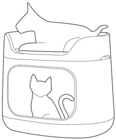 Curver Bunkbed 3 az 1-ben fekhely cappuccino/kék