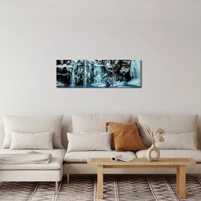 Jéghegy képe (órával) (90x30 cm)