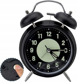 Retro óra Ébresztőóra klasszikus elemes Hangos riasztás klasszikus és hatékony
