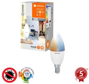 LED állítható fényerejű antibakteriális izzó B40 E14/4,9W/230V Wi-Fi - Ledvance