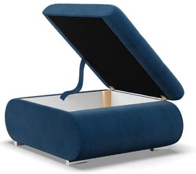 Tokio puff, kordbársony, kék