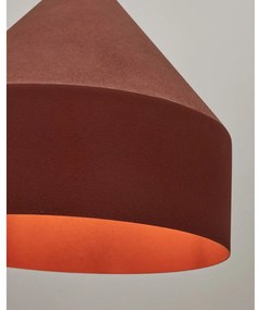 Terrakotta színű függőlámpa fém búrával ø 30 cm Peralta – Kave Home