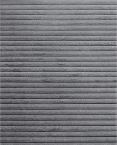 Világosszürke kordbársony kinyitható sarokkanapé Hartford – Støraa