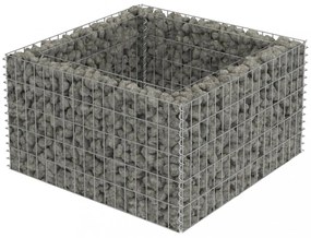 horganyzott acél gabion magaságyás 90 x 90 x 50 cm