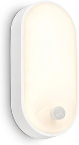 Brilo - LED kĂŒltĂ©ri fali lĂĄmpa RUCH mozgĂĄsĂ©rzĂ©kelĆvel LED/12W/230V IP65 fehĂ©r