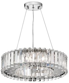 Kichler KL-CRYSTAL-SKYE8 - LED Fürdőszobai csillár CRYSTAL SKYE 8xG9/3W/230V IP44