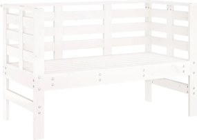 vidaXL fehér tömör fenyőfa kerti pad 111,5 x 53 x 71 cm