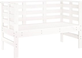 vidaXL fehér tömör fenyőfa kerti pad 111,5 x 53 x 71 cm