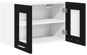 Függő szekrény Riga 2 pcs Fekete tölgy 60 x 31 x 40 cm Faanyag