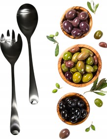 Burgonya saláta evőeszköz készlet villa kanál Nagy MPLCo Horeca 2 db-os