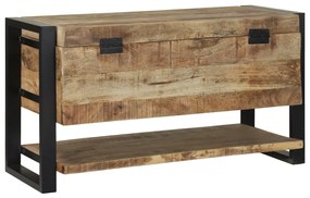 Tároló ládák Durva mangó Tömör durva mangófa 80 x 35 x 45 cm