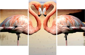 Kép - két flamingó (90x60 cm)