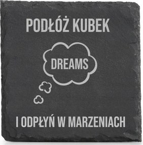 Kő alátét x4 a bögre alá Helyezd el a bögrét és ússz el az álmaidban