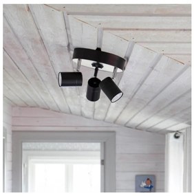 ByRydens 4200710-4002 - Spotlámpa CORRECT 3xGU10/7W/230V fekete