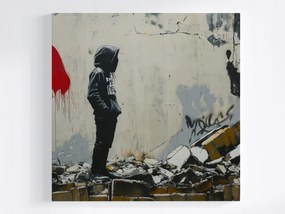 Poszter Street Art Urban Style Graffiti Magány 80x80