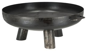 Fém tűzrakó tál, 60 cm átmérőjű