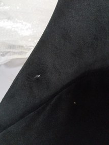 AKCIÓ Fekete bársony étkezőszék IMOLA II. minőség