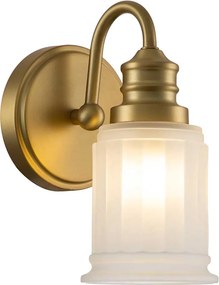 Quoizel klasszikus fali lámpa swell sárgaréz elsqz-swell1-bb-bath IP44