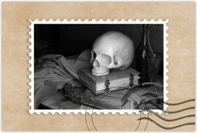 Poszterek 120x80 Koponya Varázspisztoly