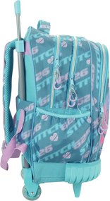 Disney Lilo és Stitch, A csillagkutya Brush It Out prémium gurulós iskolatáska, táska 46 cm