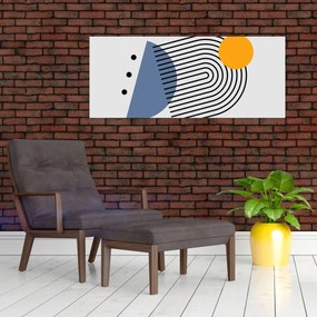 Kép - Minimalista absztrakció N⁰2 (120x50 cm)