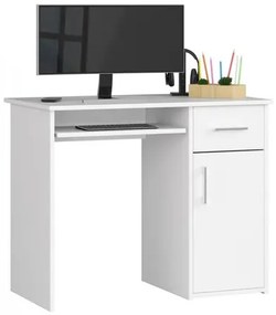 PIN számítógépasztal (fehér)