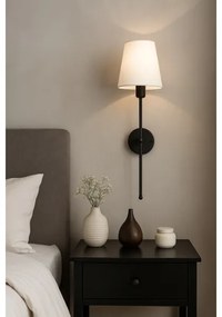 Fali lámpa MADELA 1xE14/40W/230V fehér/fekete