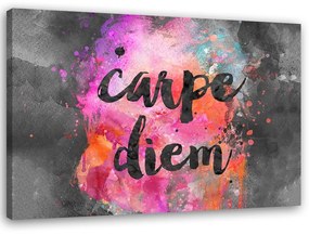 Gario Vászonkép A carpe diem felirat színes háttéren - Andrea Haase Méret: 60 x 40 cm