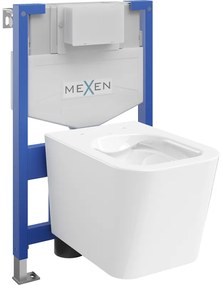 Mexen beĂ©pĂthetĆ Felix XS-F WC vĂĄz WC csĂ©szĂ©vel Teo, FehĂ©r - 6803385XX00