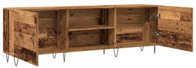 antik fa színű szerelt fa TV-szekrény 150 x 30 x 50 cm