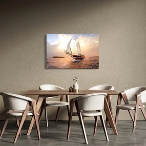 Jacht képe (90x60 cm)