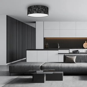 Mennyezeti lámpa SATINO 3xE27/60W/230V fekete/szürke