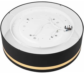 Mennyezeti lámpa SIRJA STRIPE 4xE27/15W/230V átm. 45 cm fekete