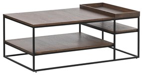 Barna dohányzóasztal 70x120 cm Rivoli – Unique Furniture