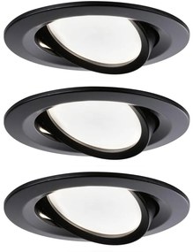 Paulmann 94472 - KÉSZLET 3xLED/6W IP23 Dimmelhető fürdőszobai lámpa NOVA 230V