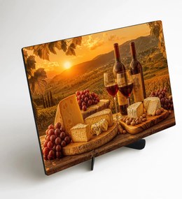 DUBLEZ | Színes fa kép - Toszkán nap