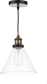 DAR LIGHTING RAY0175 RAY Modern Függesztett Lámpa Antik Sárgaréz E27 IP20
