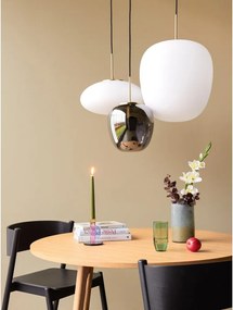 Natúr színű kerek étkezőasztal tölgyfa dekorral ø 115 cm Ground – Hübsch