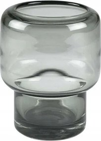 Villa Collection Hoej Üveg Virágváza 17 cm Szürke
