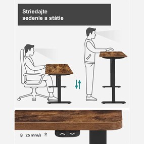 Állítható magasságú elektromos íróasztal