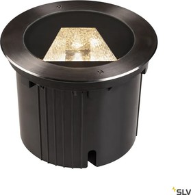 SLV 1002893 DASAR Kültéri Talajba Építhető Lámpa Fekete, Rozsdamentes acél LED IP65