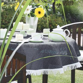 Abrosz Kerti Habszivacs Rojtok Világos Szürke 130x180 Ovális